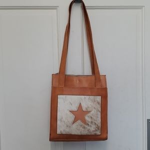 Western leather purse